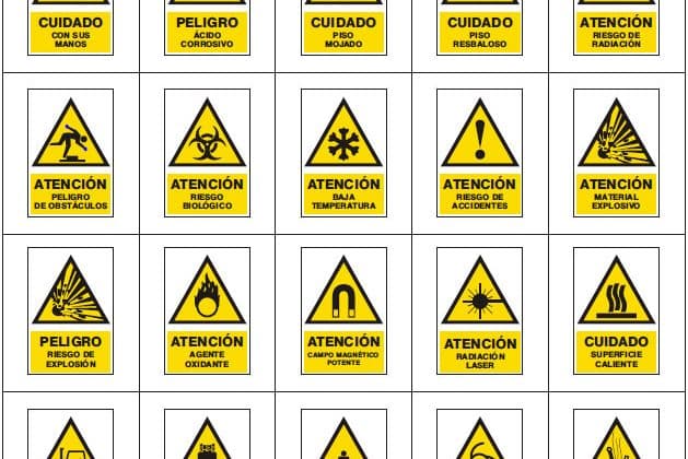 Señaleticas de advertencia de peligro
